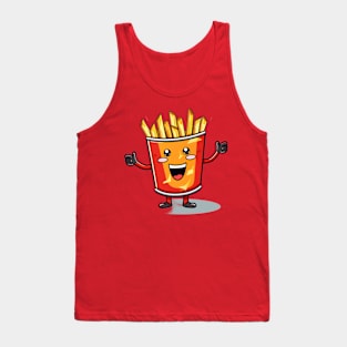 kawaii french fries T-Shirt cute potatofood Tank Top